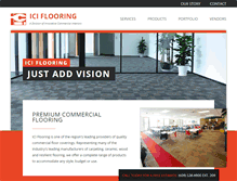 Tablet Screenshot of iciflooring.com